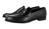 Prada Men's Black Saffiano Leather Penny Loafer Business Shoes 2DB161