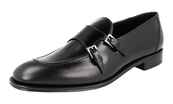 Prada Men's 2DB171 B4L F0002 welt-sewn Leather Business Shoes