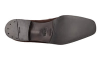 Prada Men's Brown Leather Logo Business Shoes 2DB174