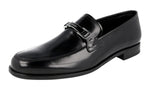 Prada Men's 2DB179 P39 F0002 Brushed Spazzolato Leather Business Shoes