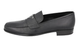 Prada Men's Black Saffiano Leather Logo Business Shoes 2DB180