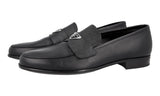 Prada Men's Black Saffiano Leather Logo Business Shoes 2DB180