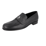 Prada Men's Black Saffiano Leather Logo Business Shoes 2DB180