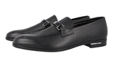 Prada Men's Black Saffiano Leather Logo Business Shoes 2DB183