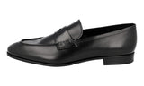 Prada Men's Black Leather Penny Loafer Business Shoes 2DB185