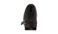 Prada Men's Brown Brushed Spazzolato Leather Business Shoes 2DB186