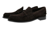 Prada Men's Brown Leather Penny Loafers 2DB191