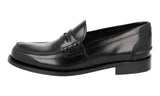 Prada Men's Black welt-sewn Leather Penny Business Shoes 2DB191