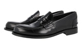 Prada Men's Black welt-sewn Leather Penny Business Shoes 2DB191