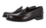 Prada Men's Brown welt-sewn Leather Penny Business Shoes 2DB191