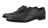 Prada Men's Black Saffiano Leather Derby Business Shoes 2DB192
