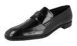 Prada Men's 2DB192 P39 F0002 Brushed Spazzolato Leather Business Shoes