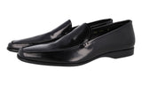 Prada Men's Black Leather Loafers 2DC109