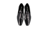 Prada Men's Black Leather Loafers 2DC109