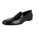 Prada Men's Black Leather Loafers 2DC109
