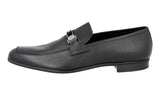 Prada Men's Black Saffiano Leather Logo Business Shoes 2DC135