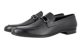 Prada Men's Black Saffiano Leather Logo Business Shoes 2DC135