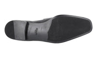 Prada Men's Black Saffiano Leather Logo Business Shoes 2DC135