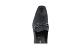 Prada Men's Black Saffiano Leather Logo Business Shoes 2DC135