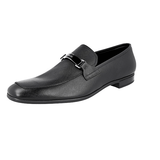 Prada Men's Black Saffiano Leather Logo Business Shoes 2DC135
