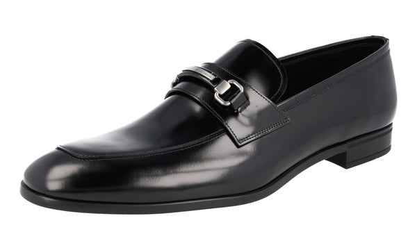 Prada Men's 2DC146 B4L F0002 Leather Business Shoes