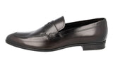 Prada Men's Brown Leather Penny Loafer Business Shoes 2DC172