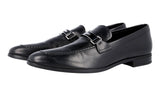 Prada Men's Black Kangaroo Leather Business Shoes 2DC173