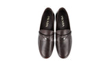 Prada Men's Brown Leather Logo Business Shoes 2DC179