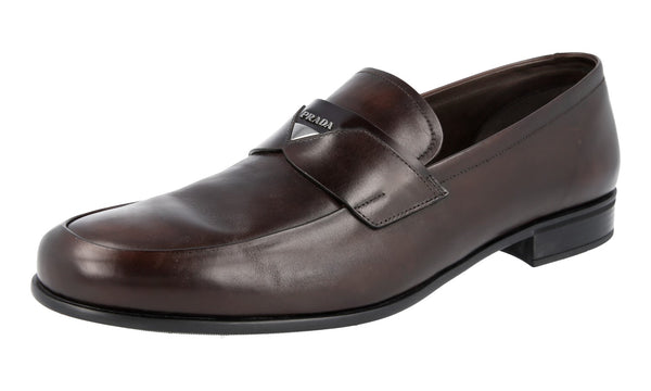 Prada Men's 2DC179 V69 F0192 Leather Business Shoes