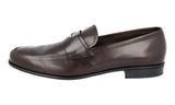 Prada Men's Brown Leather Penny Loafer Business Shoes 2DC179
