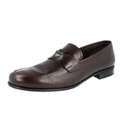 Prada Men's Brown Leather Business Shoes 2DC179