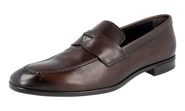 Prada Men's 2DC182 DT7 F0003 Leather Business Shoes