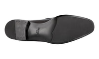 Prada Men's Brown Leather Logo Business Shoes 2DC182