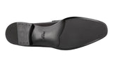 Prada Men's Brown Leather Logo Business Shoes 2DC182