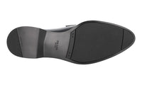 Prada Men's Black Brushed Spazzolato Leather Penny Loafer Business Shoes 2DC212