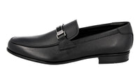 Prada Men's Black Saffiano Leather Logo Business Shoes 2DC215