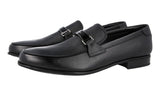 Prada Men's Black High-Quality Saffiano Leather Logo Business Shoes 2DC215