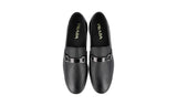 Prada Men's Black High-Quality Saffiano Leather Logo Business Shoes 2DC215