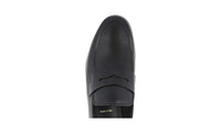 Prada Men's Black Leather Penny Loafer Business Shoes 2DC225