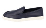 Prada Men's Blue Deerskin Leather Loafers 2DC227