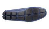 Prada Men's Blue Saffiano Leather Driving Loafers 2DD001