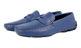 Prada Men's Blue High-Quality Saffiano Leather Loafers 2DD001