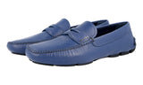 Prada Men's Blue Saffiano Leather Driving Loafers 2DD001