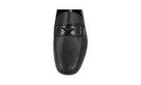Prada Men's Black Saffiano Leather Driving Loafer Loafers 2DD001