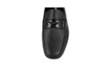 Prada Men's Black Saffiano Leather Driving Loafer Loafers 2DD001