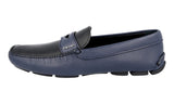 Prada Men's Multicoloured High-Quality Saffiano Leather Driving Loafer Loafers 2DD001