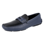 Prada Men's Multicoloured Saffiano Leather Driving Loafer Loafers 2DD001