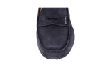 Prada Men's Blue Leather Penny Business Shoes 2DD001