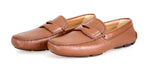 Prada Men's 2DD001 T6O F0G2D Leather Loafers