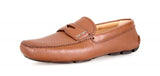 Prada Men's Brown Leather Loafers 2DD001